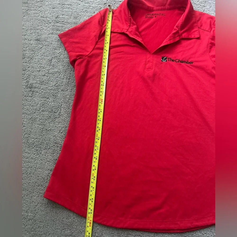 Nike Golf Dri-FIT Red Polo Shirt  | Small